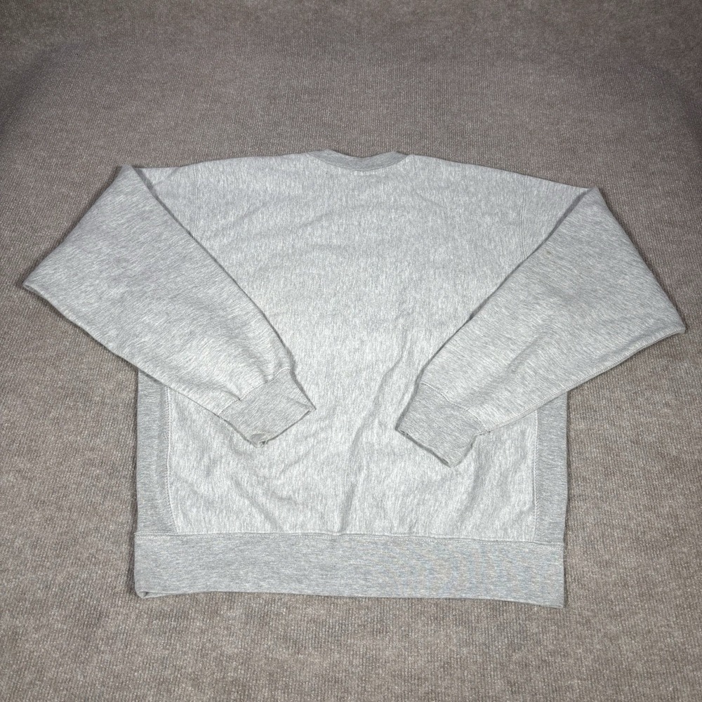Dayton Flyers Sweatshirt Men M Crewneck Embroidery Gray Heavy Pro Weave MV Sport - Picture 3 of 8